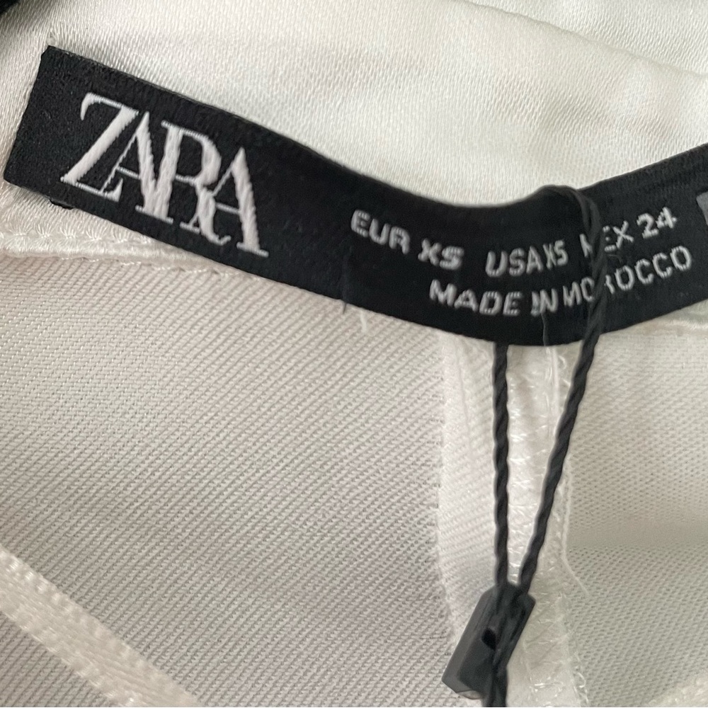 ZARA NWT White Silky Dress - Picture 15 of 16